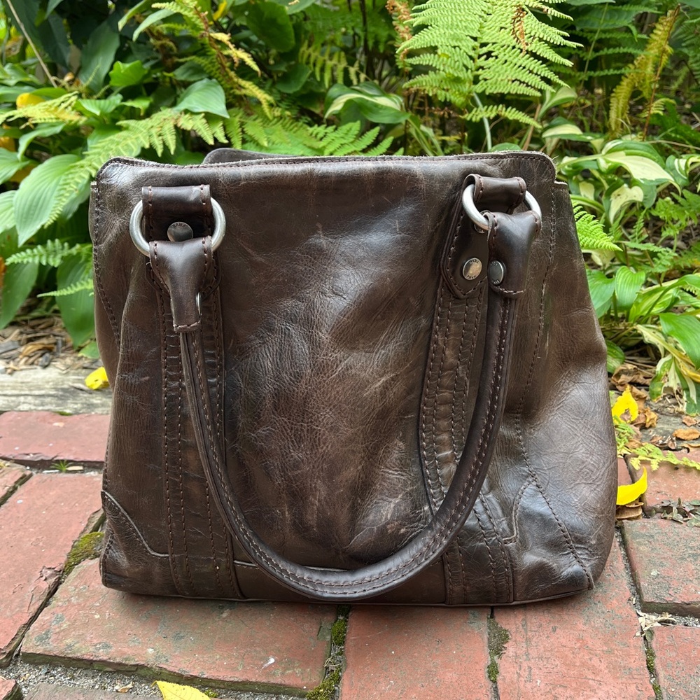 Frye leather Melissa tote shoulder bag